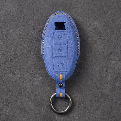 Nissan Hand-Stitched Alcantara Key Fob Cover – GT-R R35