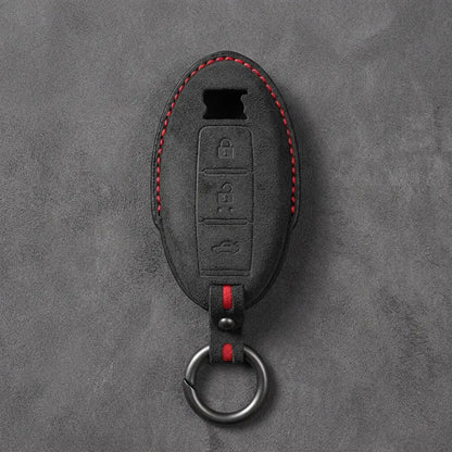 Nissan Hand-Stitched Alcantara Key Fob Cover – GT-R R35