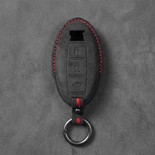 Nissan Hand-Stitched Alcantara Key Fob Cover – GT-R R35