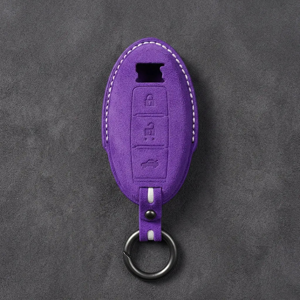 Nissan Hand-Stitched Alcantara Key Fob Cover – GT-R R35