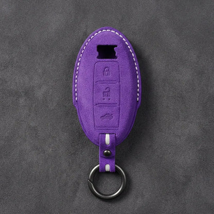 Nissan Hand-Stitched Alcantara Key Fob Cover – GT-R R35