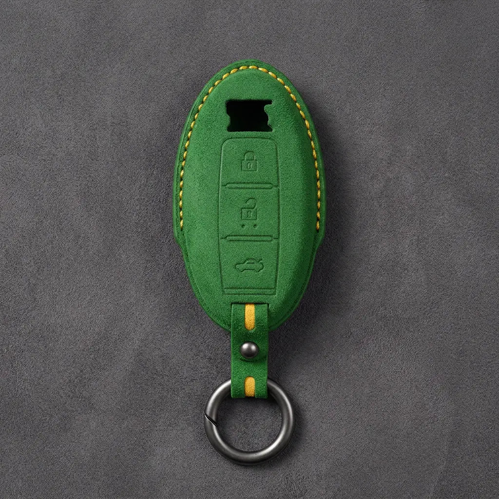 Nissan Hand-Stitched Alcantara Key Fob Cover – GT-R R35