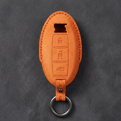 Nissan Hand-Stitched Alcantara Key Fob Cover – GT-R R35