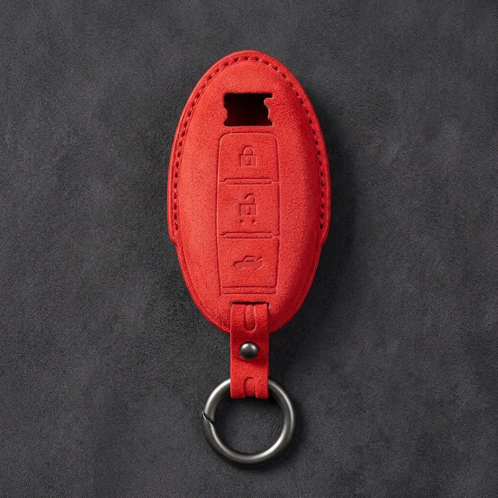 Nissan Hand-Stitched Alcantara Key Fob Cover – GT-R R35