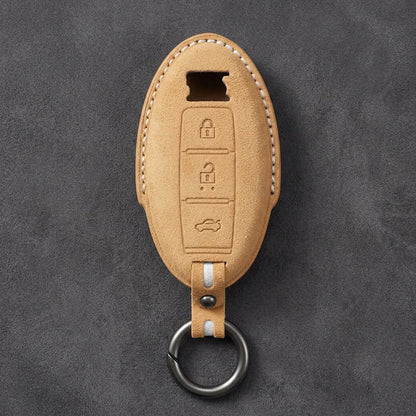Nissan Hand-Stitched Alcantara Key Fob Cover – GT-R R35