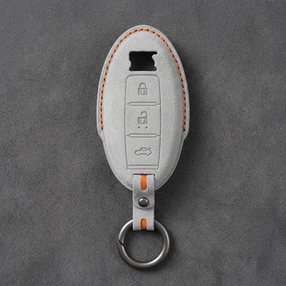 Nissan Hand-Stitched Alcantara Key Fob Cover – GT-R R35