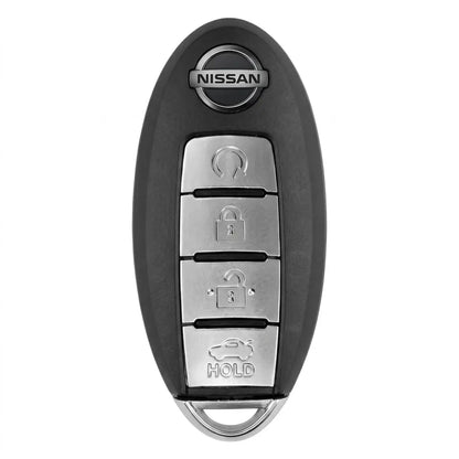 Nissan Hand-Stitched Alcantara Key Fob Cover – Oval 4-Button Remote Start