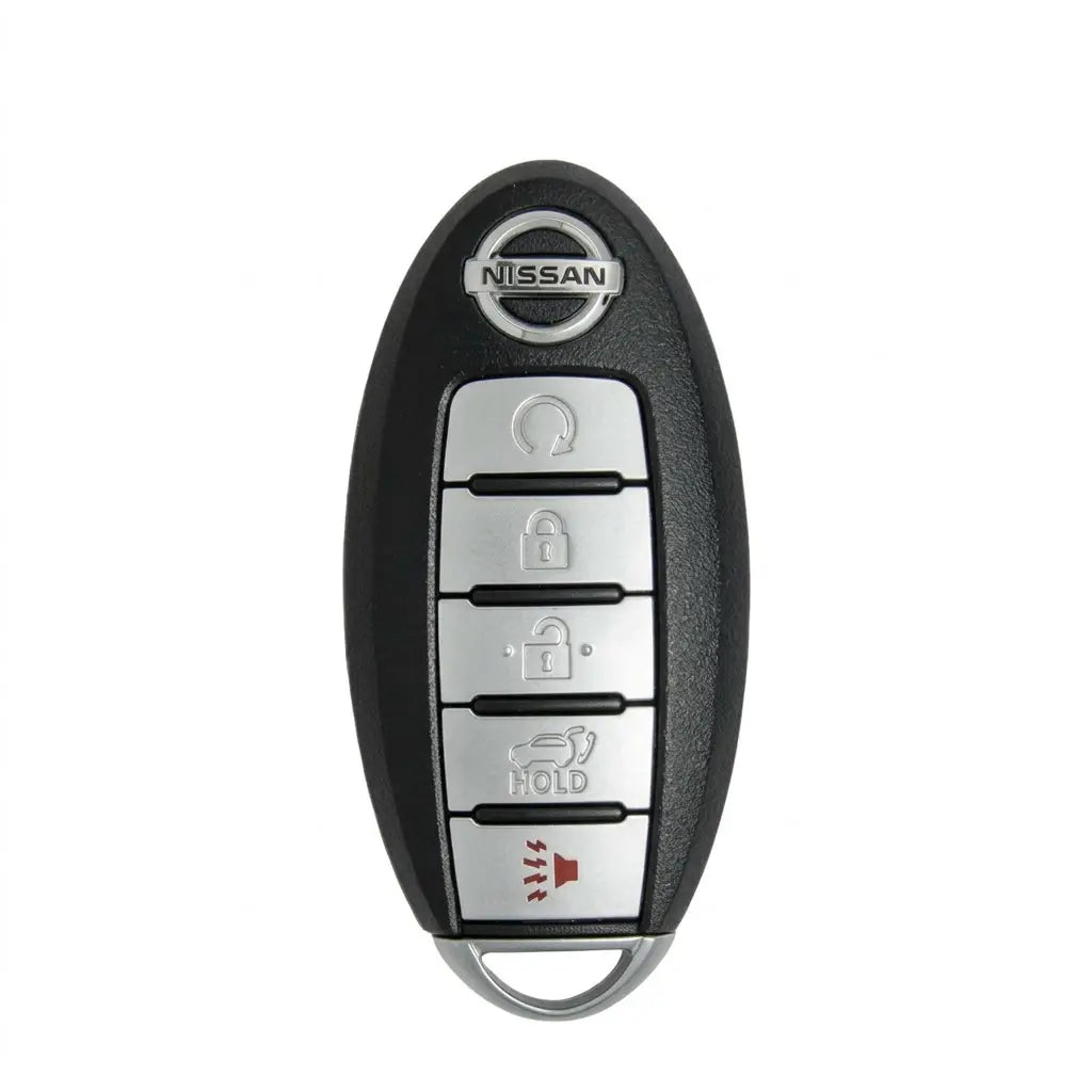 Nissan Hand-Stitched Alcantara Key Fob Cover – Oval 5-Button