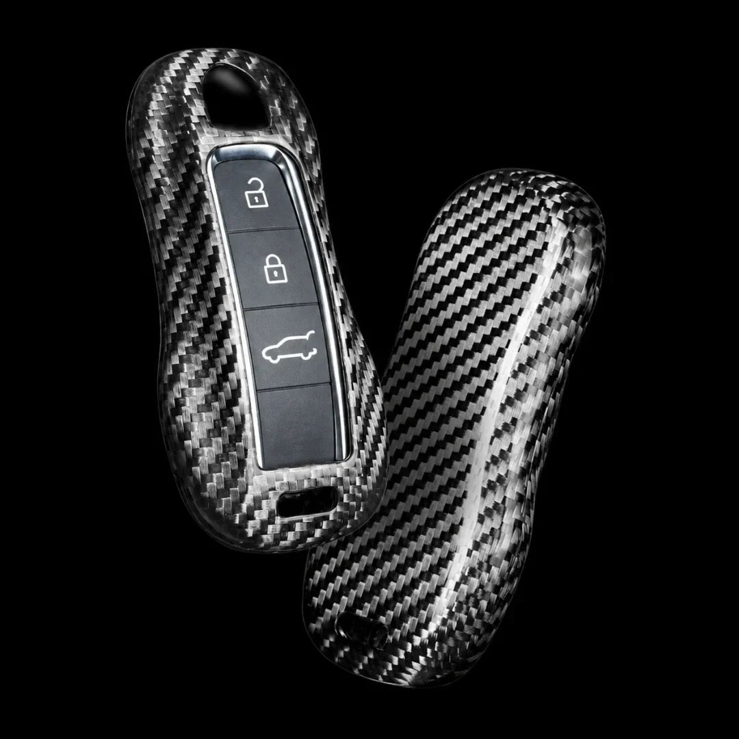 Porsche Carbon Key Fob Cover - Signature Car-Shape