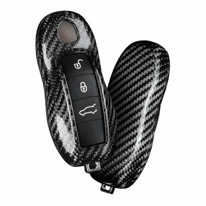 Porsche Carbon Key Fob Cover - Classic Car-Shape
