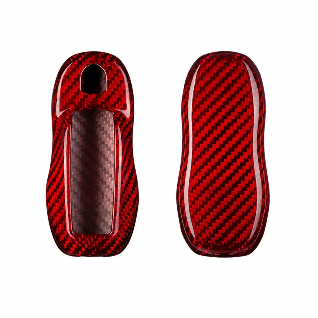 Porsche Carbon Key Fob Cover - Classic Car-Shape