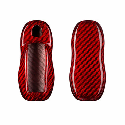 Porsche Carbon Key Fob Cover - Classic Car-Shape