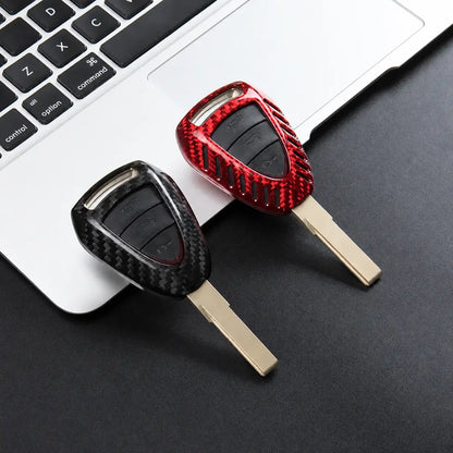 Porsche Carbon Key Fob Cover - Wedge 3-Button