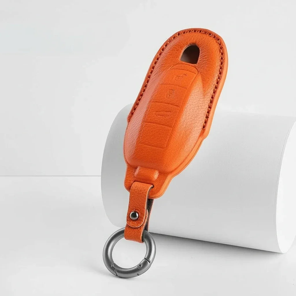 Porsche Goatskin Key Fob Cover - Classic Car-Shape