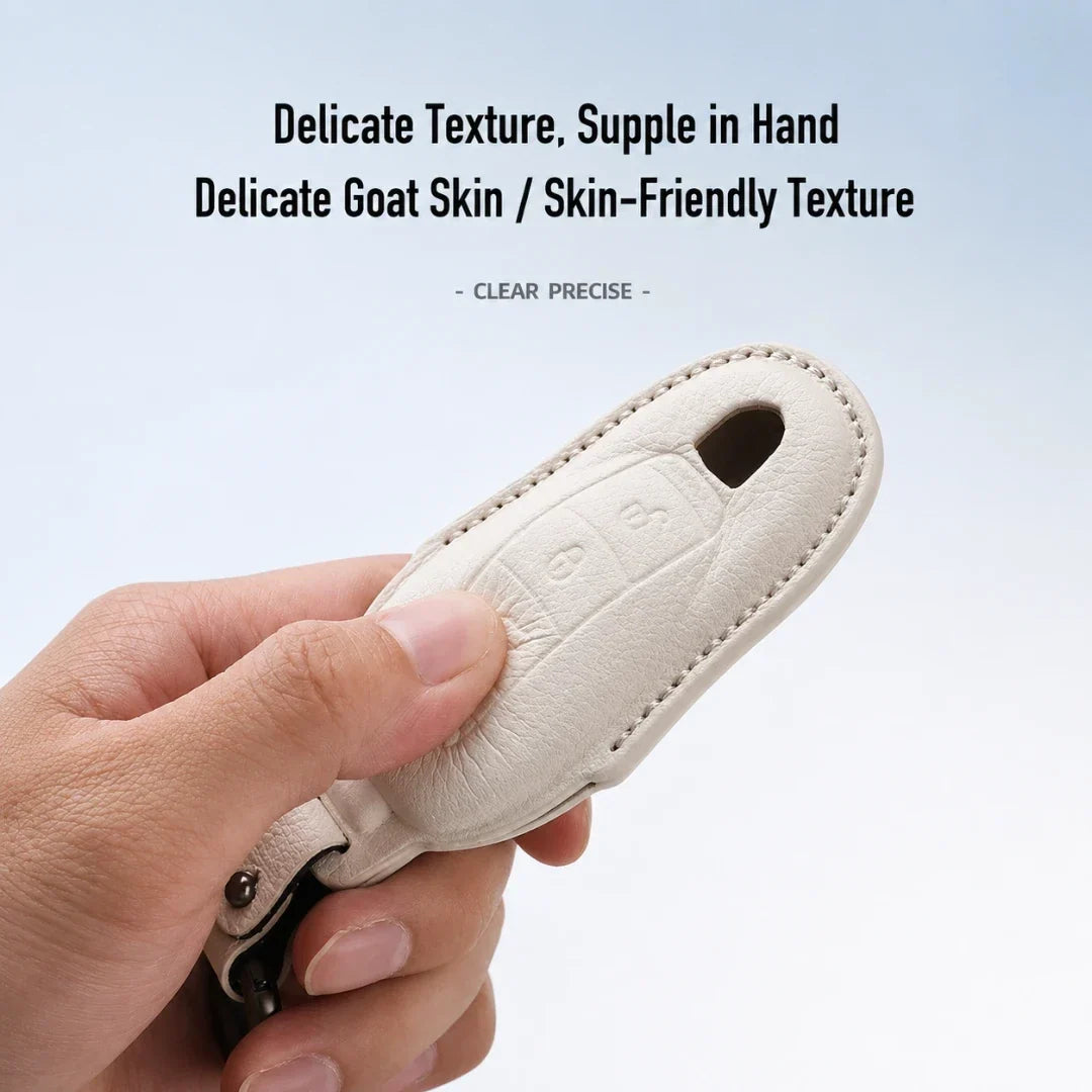 Porsche Goatskin Key Fob Cover - Classic Car-Shape