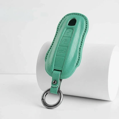 Porsche Goatskin Key Fob Cover - Signature Car-Shape