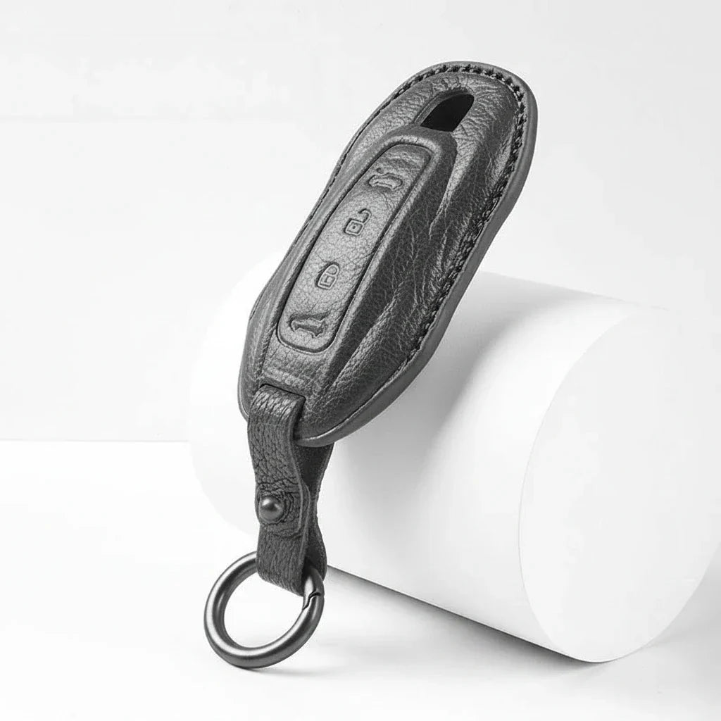 Porsche Goatskin Key Fob Cover - Slimline Car-Shape