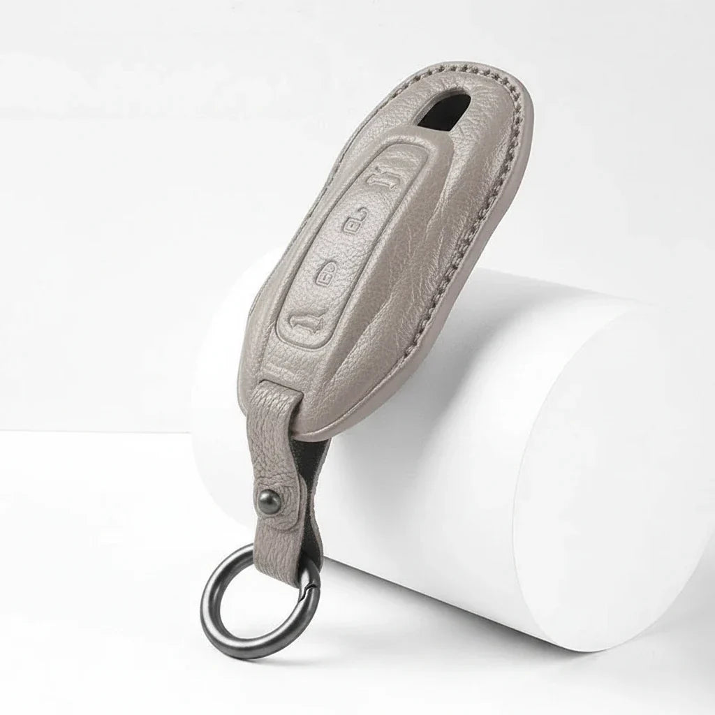 Porsche Goatskin Key Fob Cover - Slimline Car-Shape