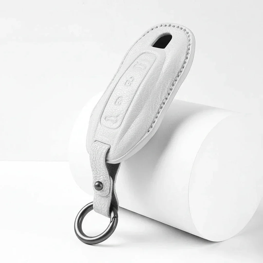Porsche Goatskin Key Fob Cover - Slimline Car-Shape