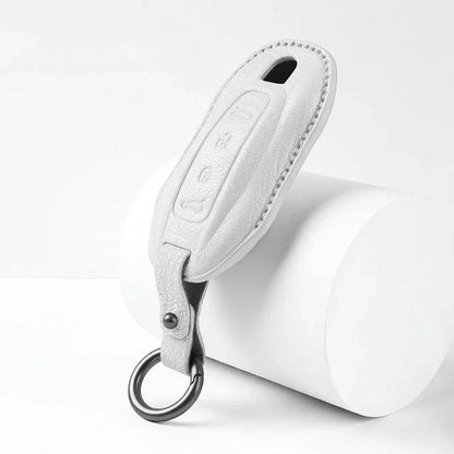 Porsche Goatskin Key Fob Cover - Slimline Car-Shape