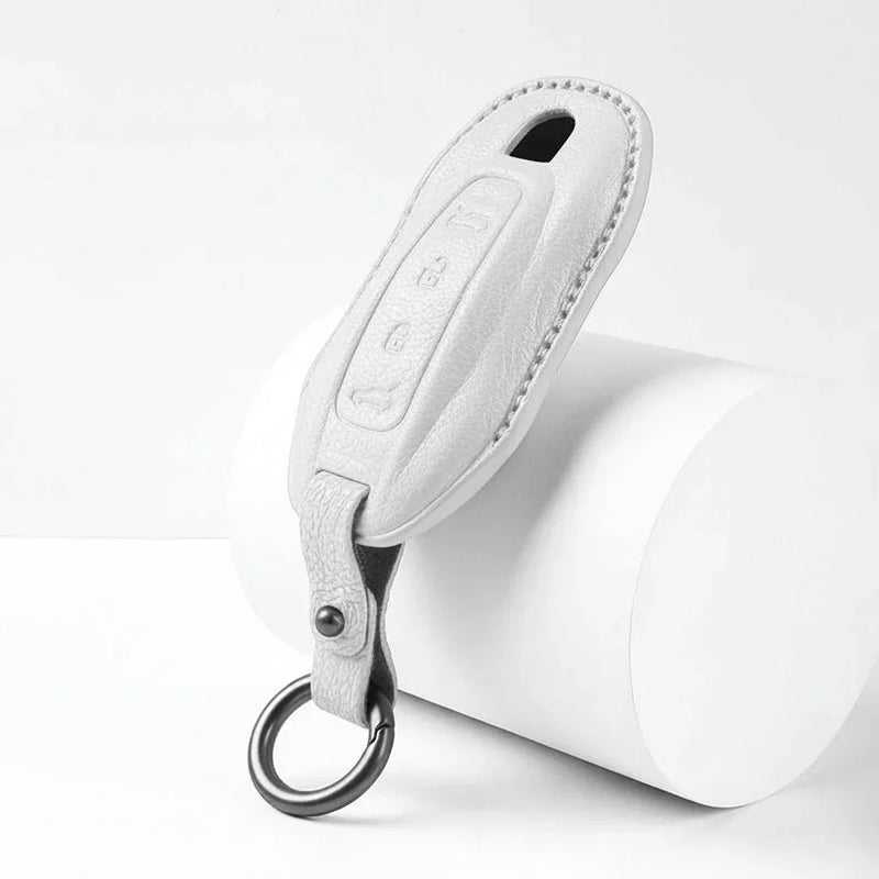 Porsche Goatskin Key Fob Cover - Slimline Car-Shape