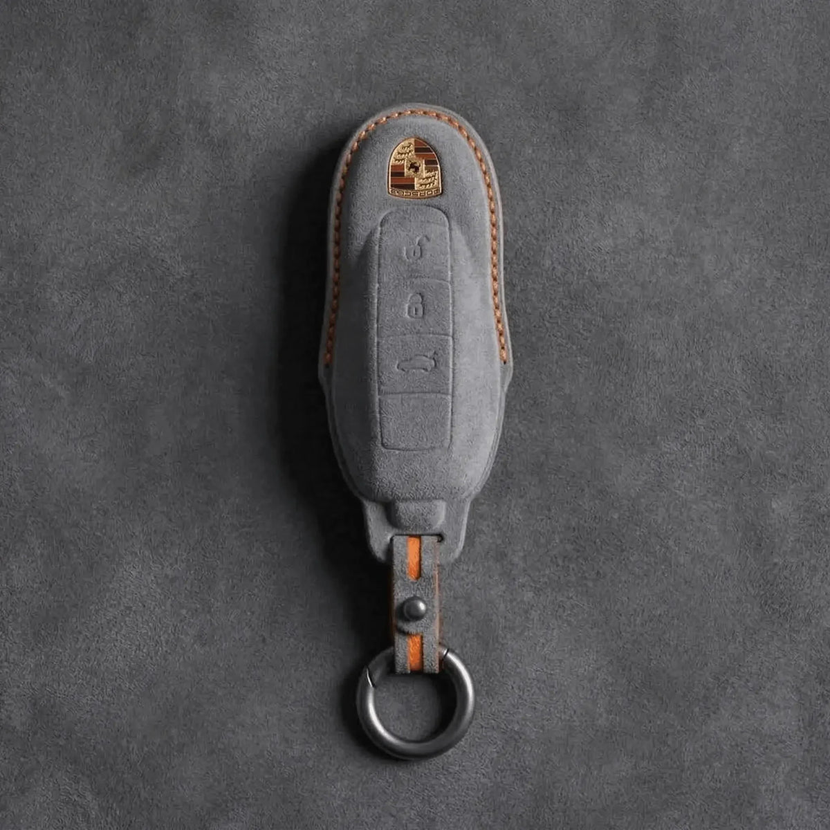 Porsche Hand-Stitched Alcantara Key Fob Cover - All types
