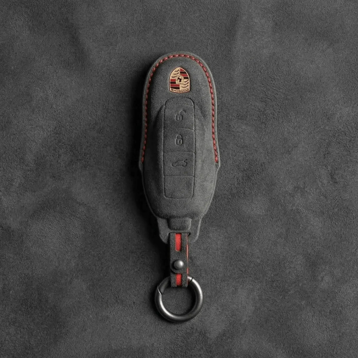 Porsche Hand-Stitched Alcantara Key Fob Cover - All types