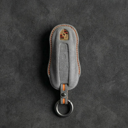 Porsche Hand-Stitched Alcantara Key Fob Cover - All types