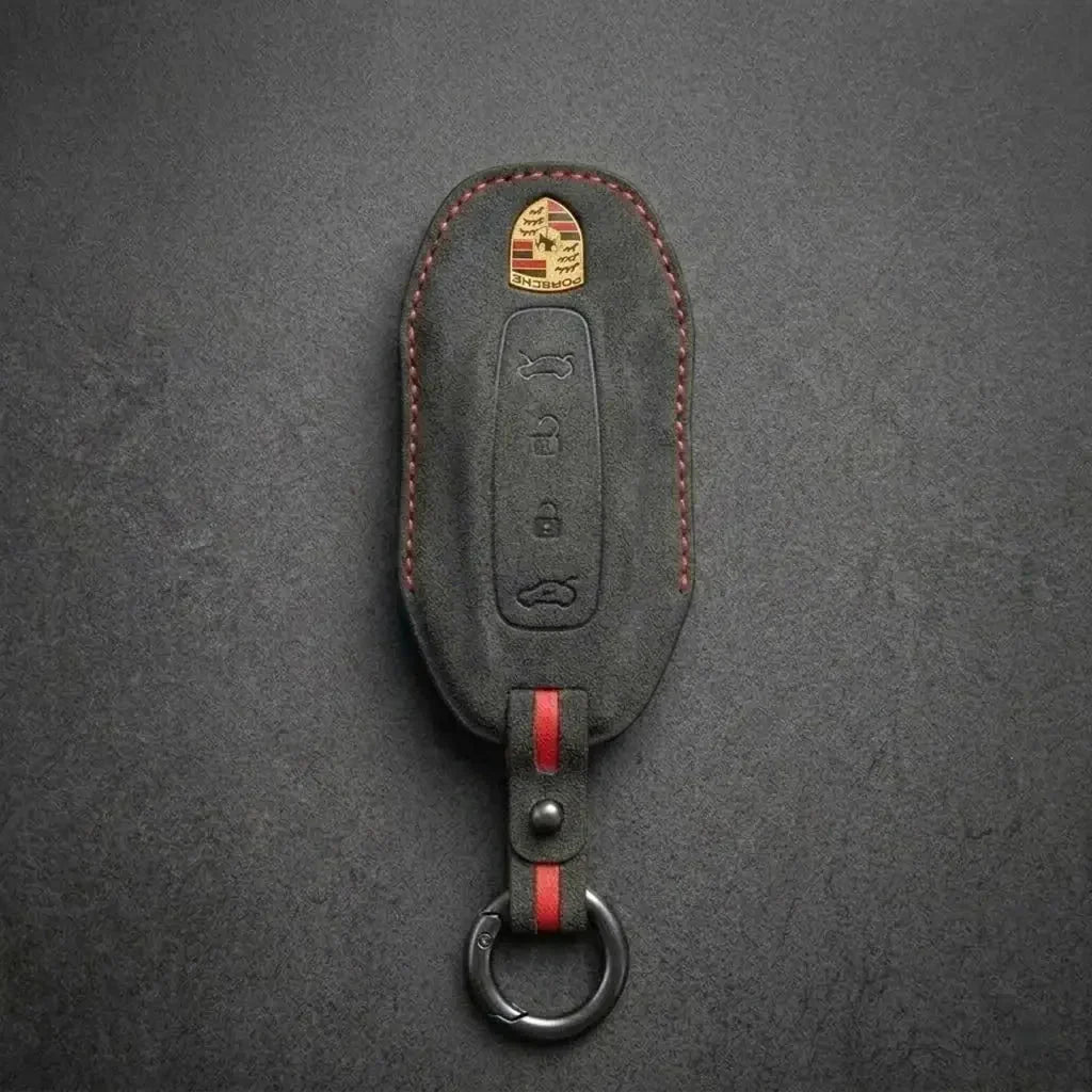 Porsche Hand-Stitched Alcantara Key Fob Cover - All types