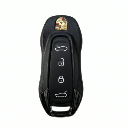 Porsche Hand-Stitched Alcantara Key Fob Cover - Slimline Car-Shape