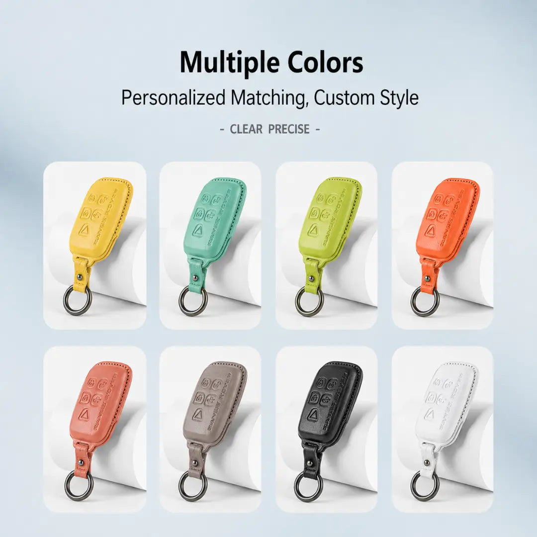 Range Rover Goatskin Key Fob Cover - Block 5-Button