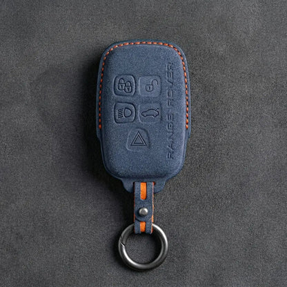 Range Rover Hand-Stitched Alcantara Key Fob Cover - Block 5-Button