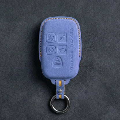 Range Rover Hand-Stitched Alcantara Key Fob Cover - Block 5-Button
