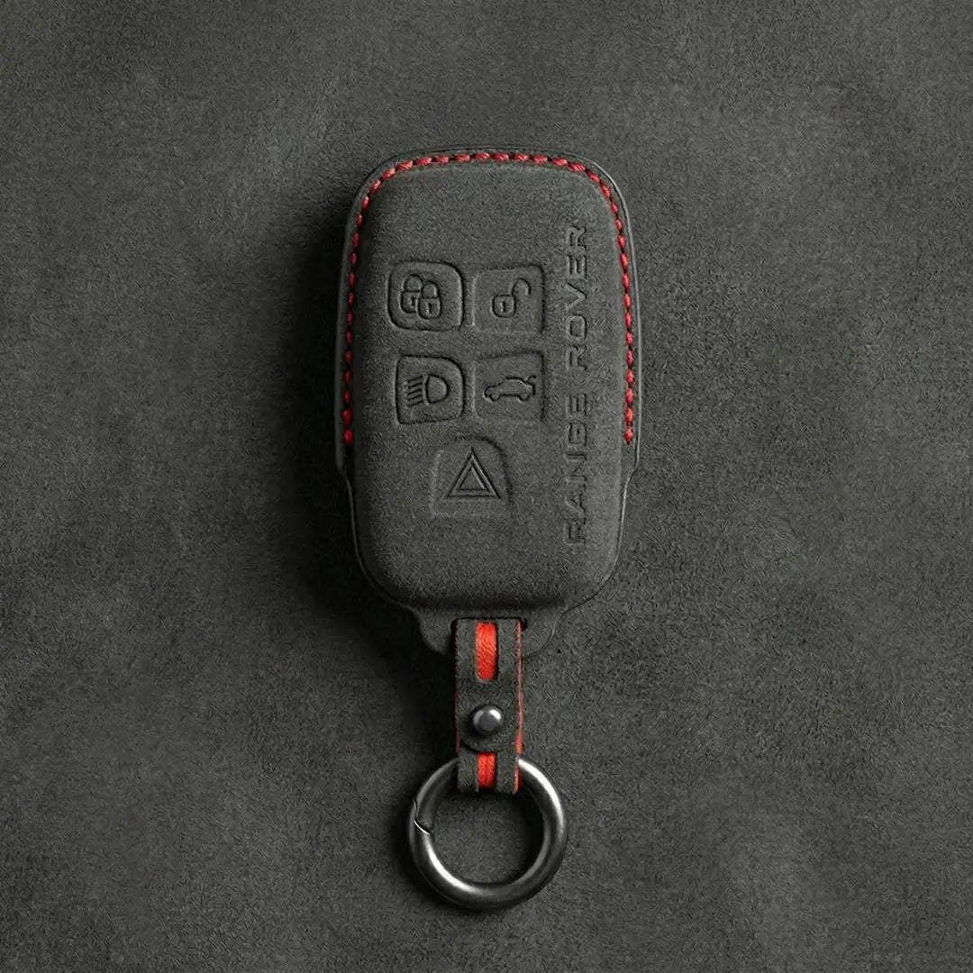 Range Rover Hand-Stitched Alcantara Key Fob Cover - Block 5-Button