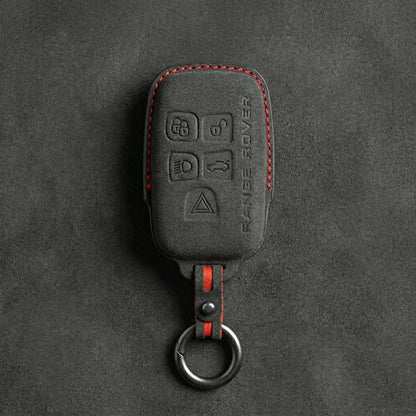 Range Rover Hand-Stitched Alcantara Key Fob Cover - Block 5-Button