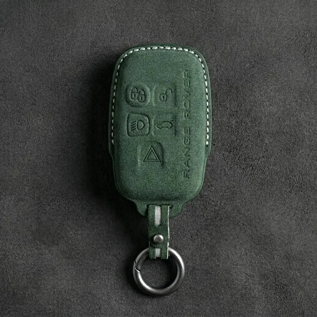 Range Rover Hand-Stitched Alcantara Key Fob Cover - Block 5-Button