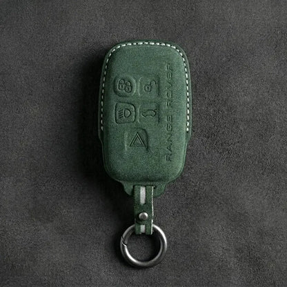 Range Rover Hand-Stitched Alcantara Key Fob Cover - Block 5-Button