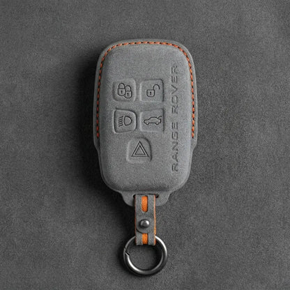 Range Rover Hand-Stitched Alcantara Key Fob Cover - Block 5-Button
