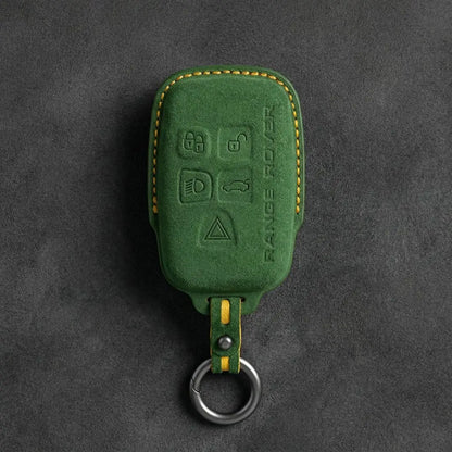 Range Rover Hand-Stitched Alcantara Key Fob Cover - Block 5-Button