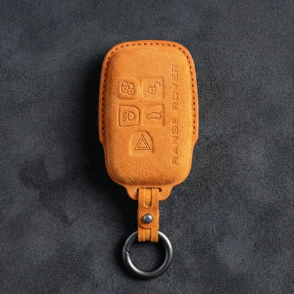 Range Rover Hand-Stitched Alcantara Key Fob Cover - Block 5-Button