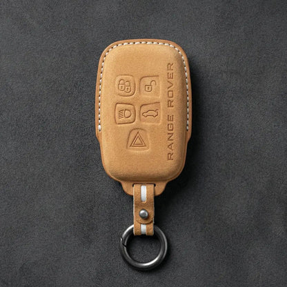 Range Rover Hand-Stitched Alcantara Key Fob Cover - Block 5-Button