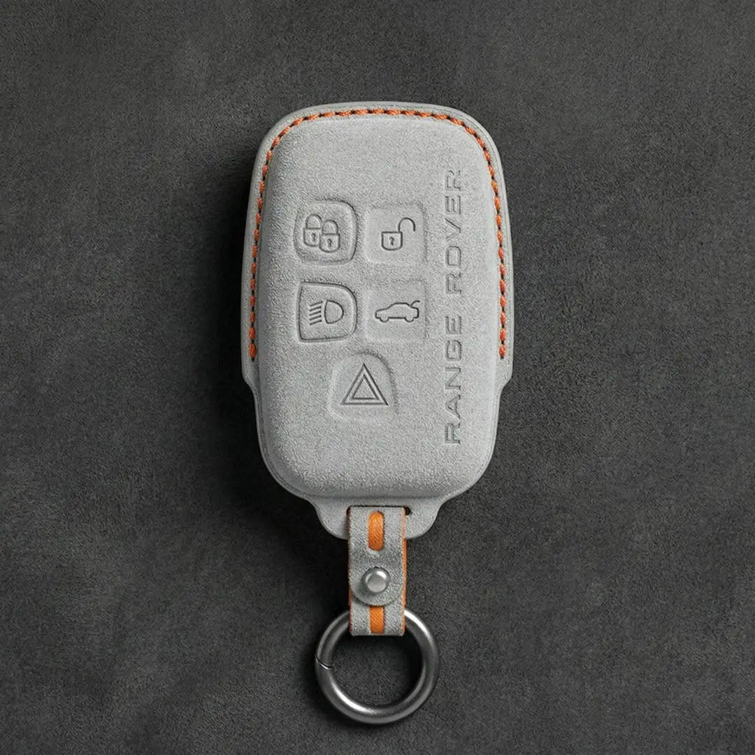 Range Rover Hand-Stitched Alcantara Key Fob Cover - Block 5-Button