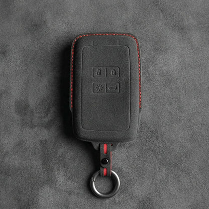 Renault Hand-Stitched Alcantara Key Fob Cover - Smart Card 4-Button