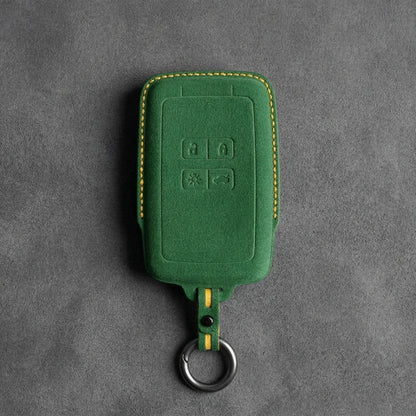 Renault Hand-Stitched Alcantara Key Fob Cover - Smart Card 4-Button