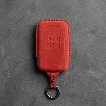 Renault Hand-Stitched Alcantara Key Fob Cover - Smart Card 4-Button