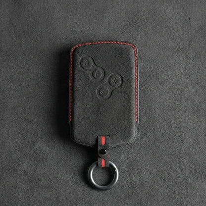 Renault Hand-Stitched Alcantara Key Fob Cover – Smart Key Card