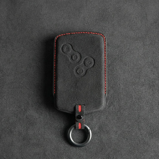 Renault Hand-Stitched Alcantara Key Fob Cover – Smart Key Card