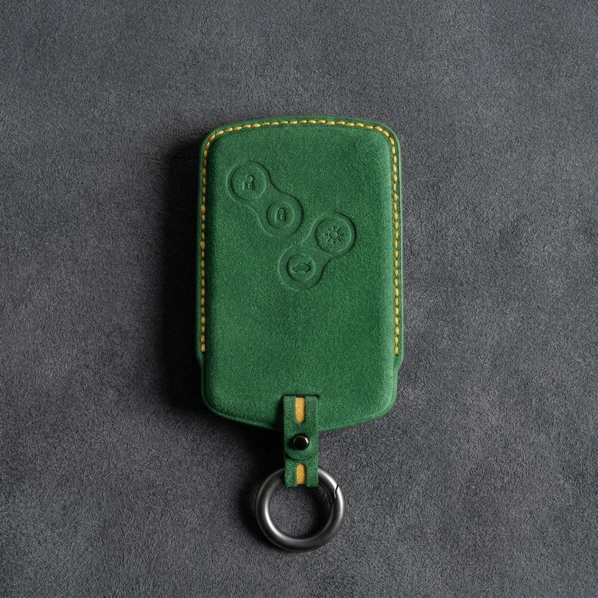 Renault Hand-Stitched Alcantara Key Fob Cover – Smart Key Card