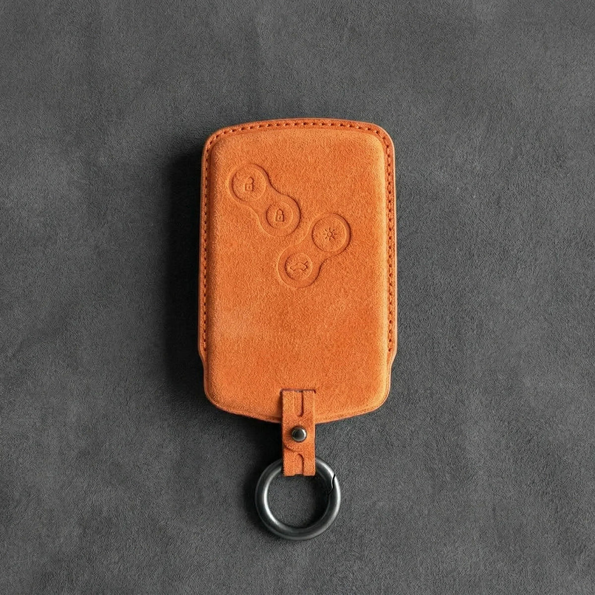 Renault Hand-Stitched Alcantara Key Fob Cover – Smart Key Card