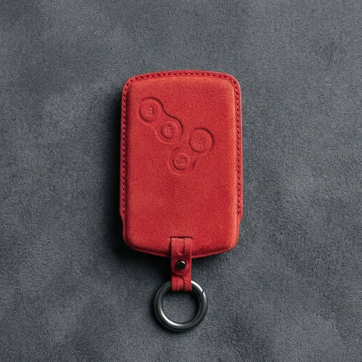 Renault Hand-Stitched Alcantara Key Fob Cover – Smart Key Card
